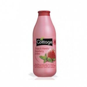 COTTAGE Gel crema ducha hidratante fresa & menta 750 ml