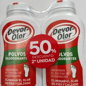 Devor-Olor polvos pies duplo 2 x100 gr.