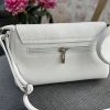 Bolso bandolera piel blanco - Imagen 4