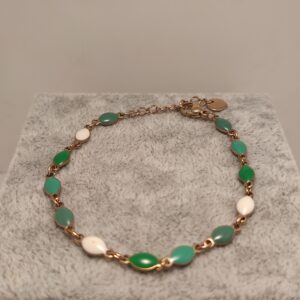Pulsera acero con esmaltado
