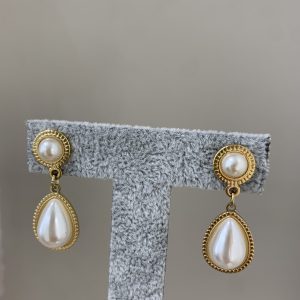 Pendientes perlas