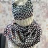 DONATZELLI gorro y cuello conjunto multicolor