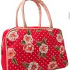Shausa neceser asas flores rojas