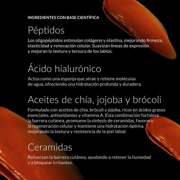 Byoode Bálsamo labial hidratante con péptidos y color - Imagen 2